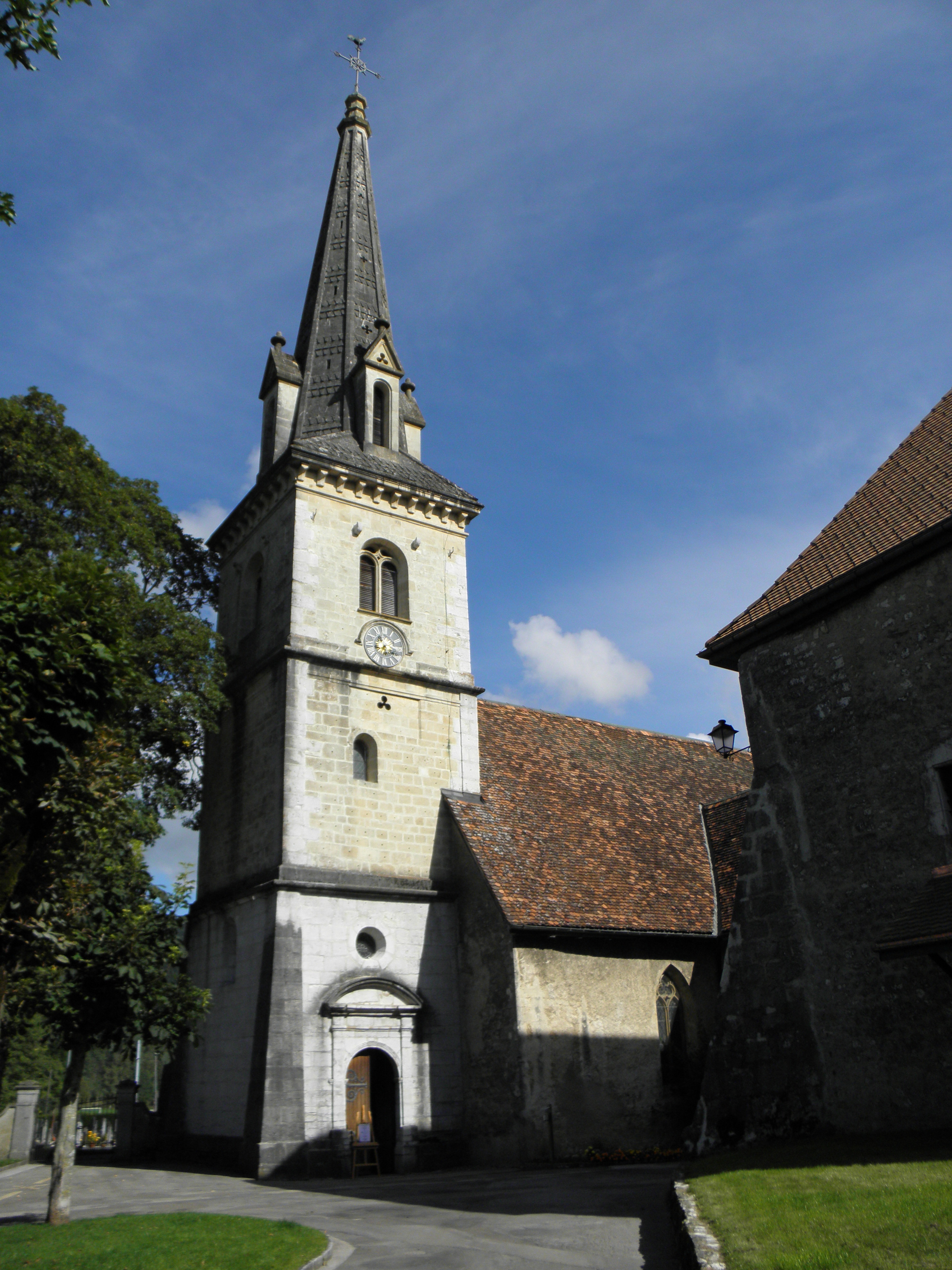 photo de l'église de Môtiers