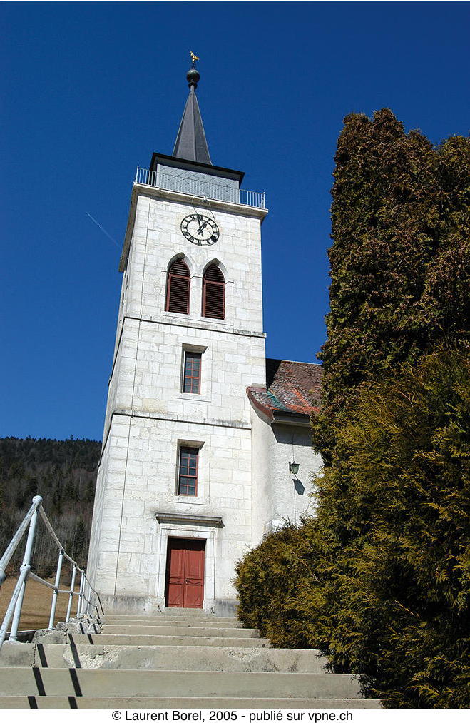 Clocher temple de Buttes