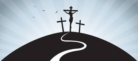 69077124-chemin-du-calvaire-vector-illustration-de-la-crucifixion