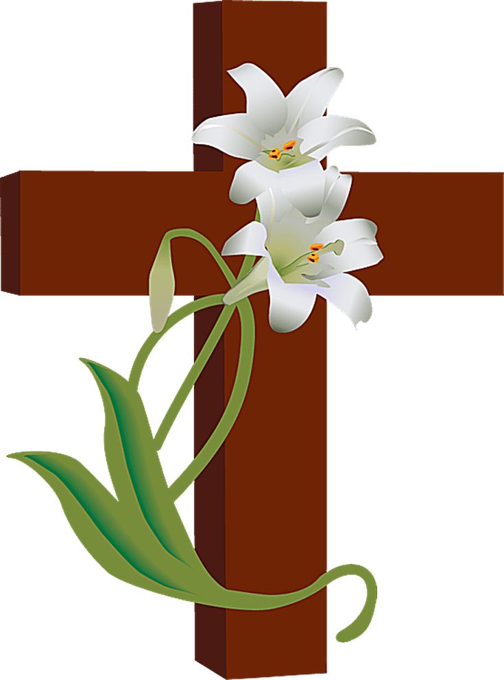 Croix et fleur