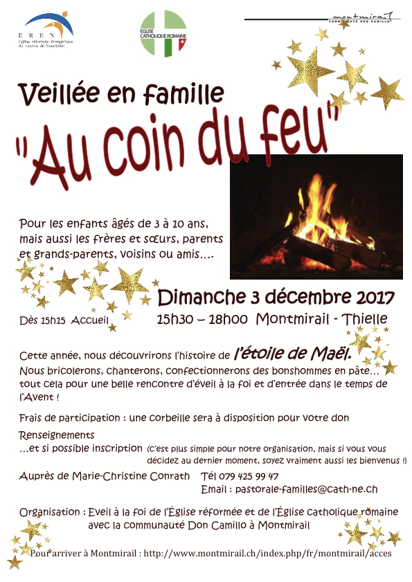 Flyer Au coin du feu